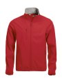 Heren Softshell jas Clique Basic Rood